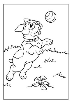 Explore your creativity with our printable pitbull coloring pages for kids pdf