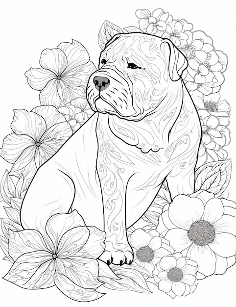 Page coloring pages pets images