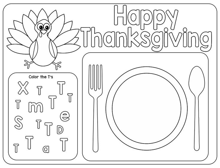 Best thanksgiving placemat printables pdf for free at printablee thanksgiving crafts preschool alphabet letters to print thanksgiving placemats