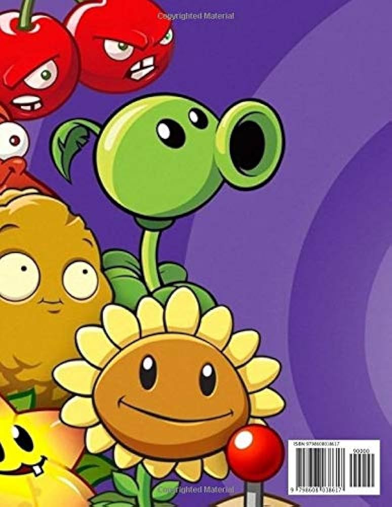 Plants vs zombies loring book x pages exclusive work illustrations great loring books for kids and teens santana mcmahon books