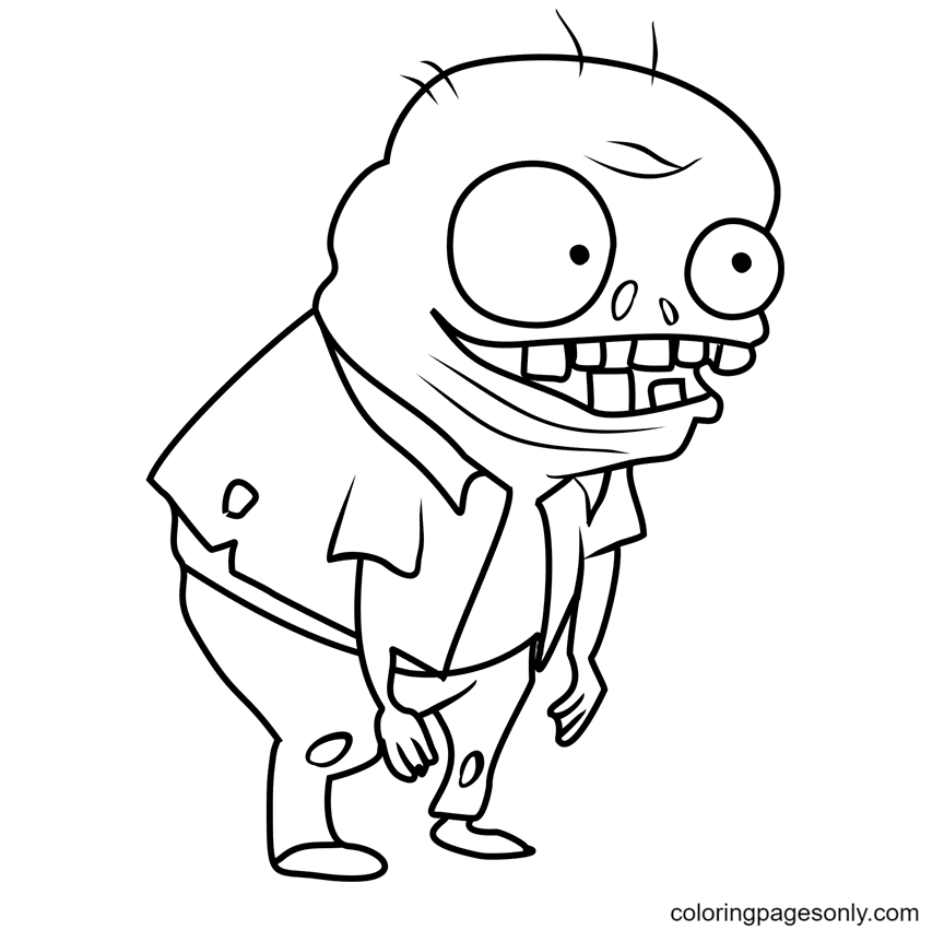 Plants vs zombies coloring pages printable for free download