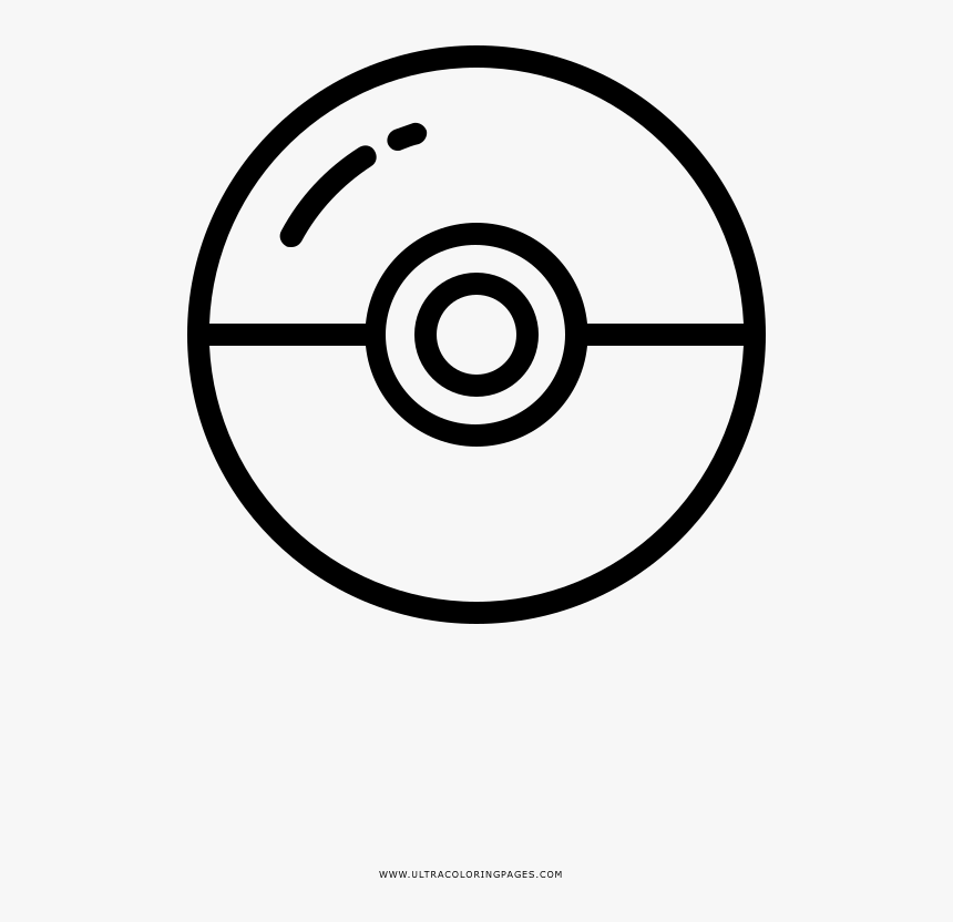 Pokeball coloring page