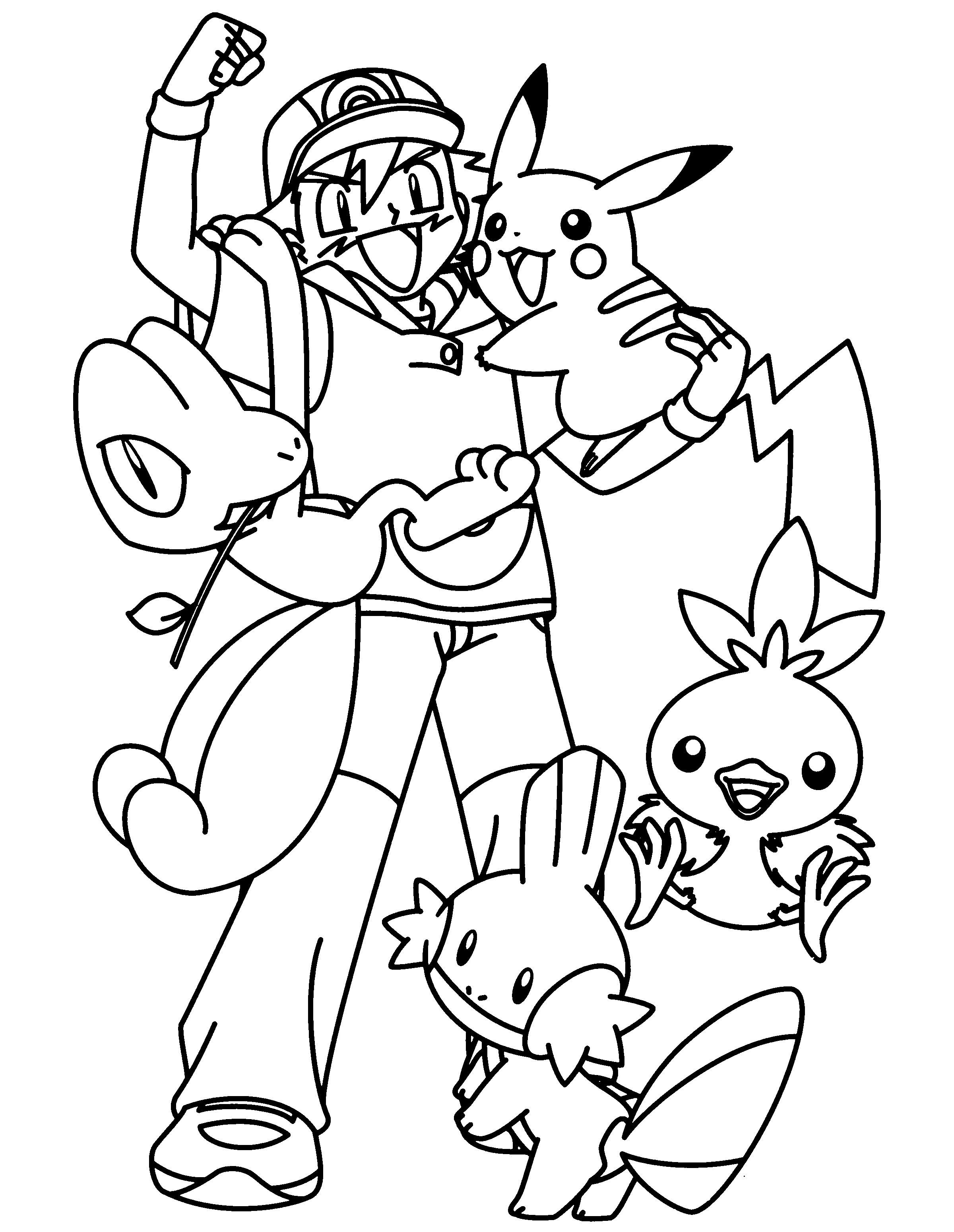 Pokemon go coloring pages