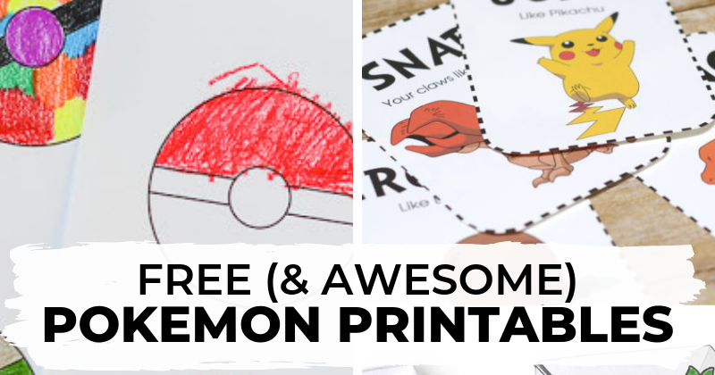 Free pokemon printables for kids and next es l