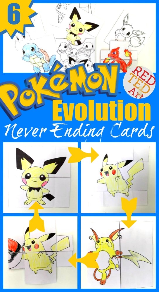 Pokemon evolution cards printables