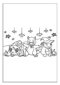 Unleash your creativity with our halloween themed pokemon coloring pages