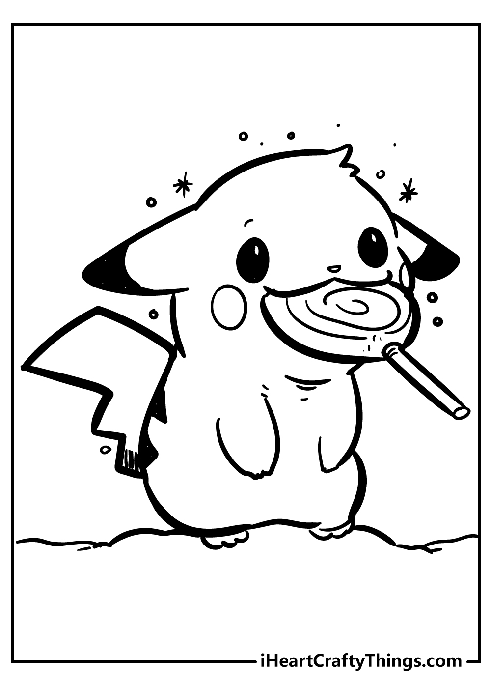 Pikachu coloring pages free printables