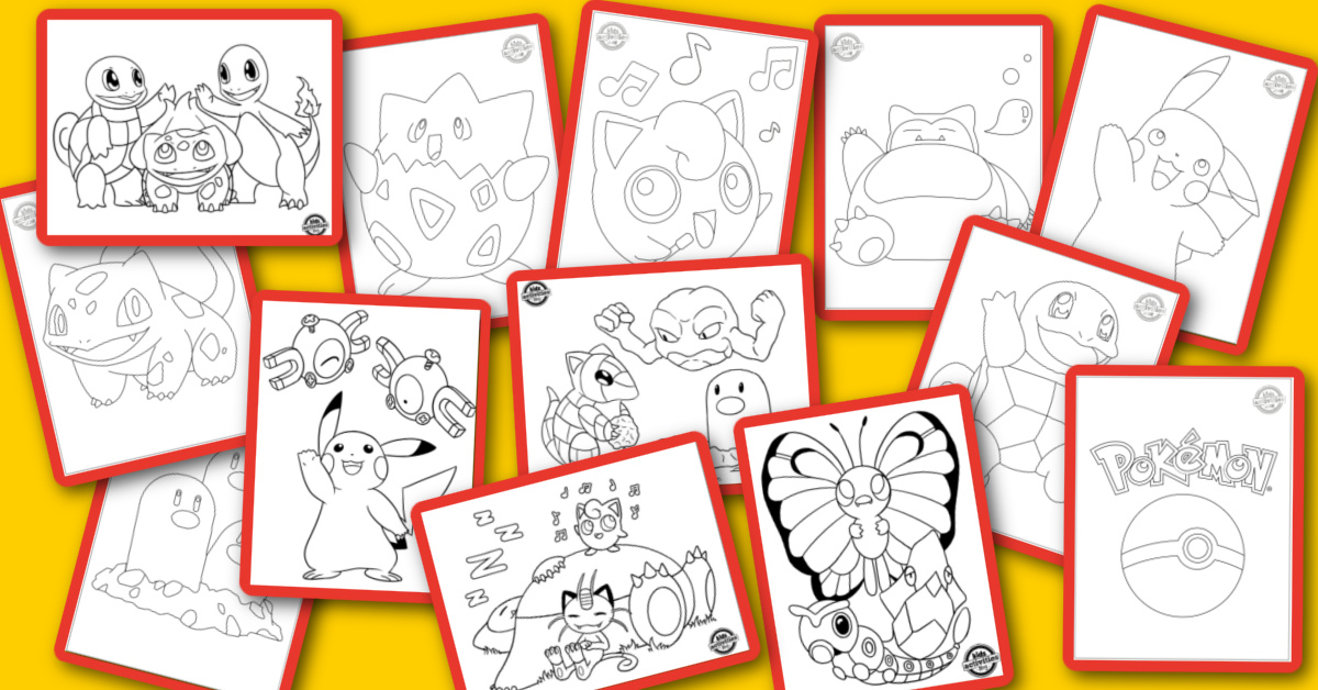 Best free printable pokemon coloring pages â kids activities blog