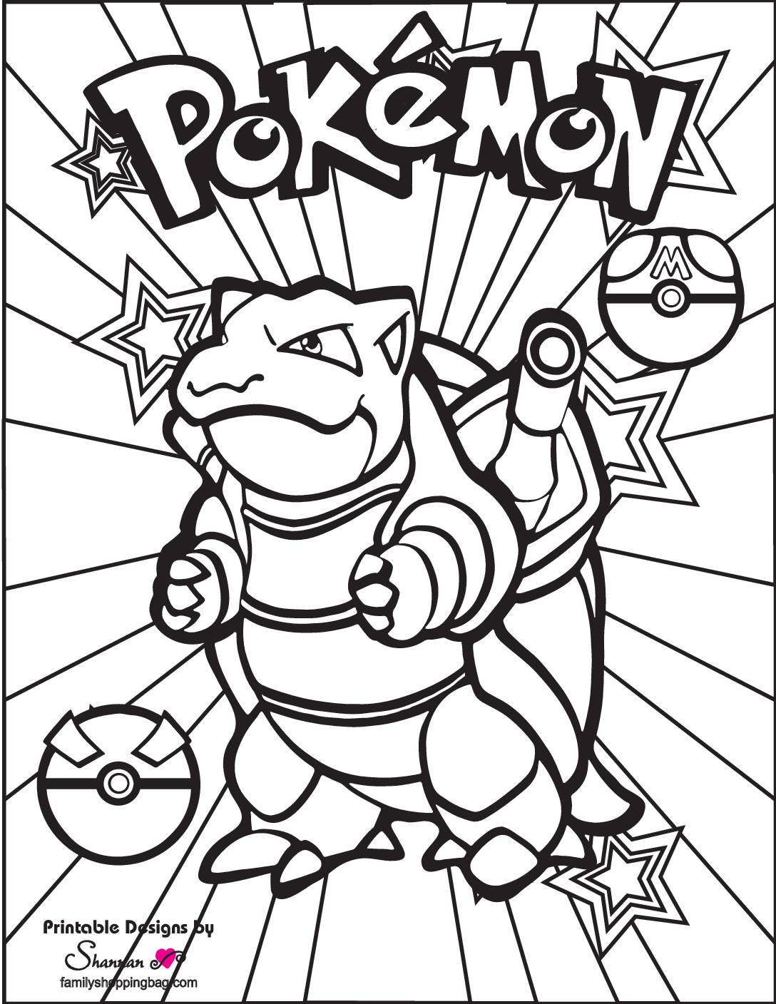 Pokemon coloring page