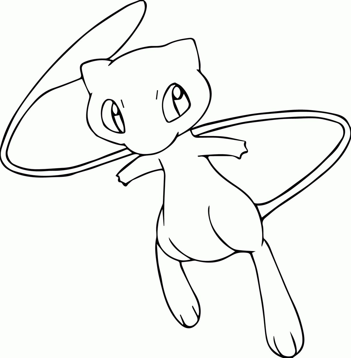 Pokemon mew coloring pages coloriage pokemon coloriage pokemon ã imprimer coloriage