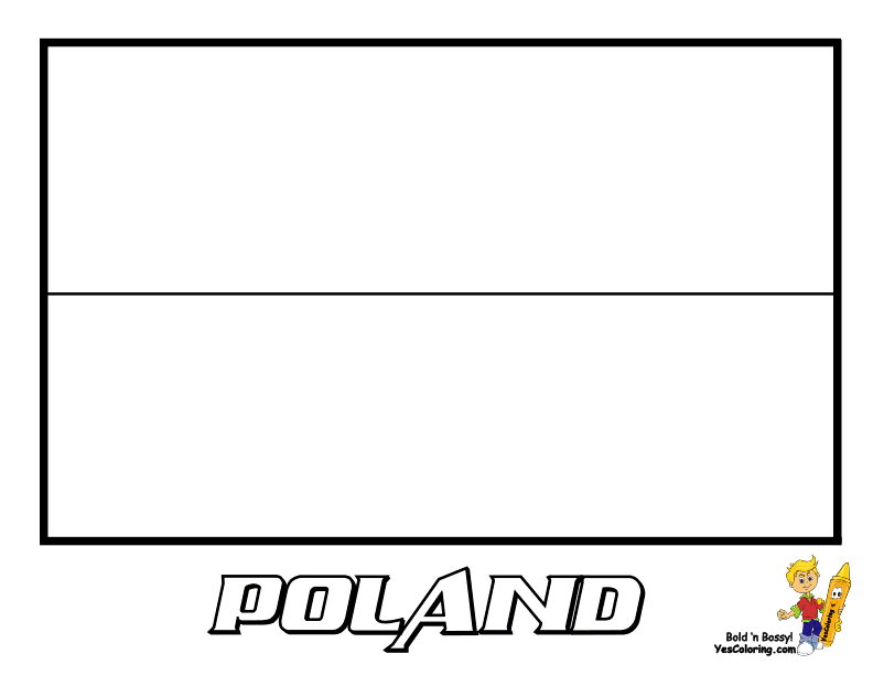 Flagofpolandcolouringpageatcoloring