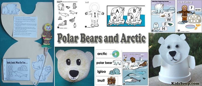 Polar bear activities crafts lessons and printables