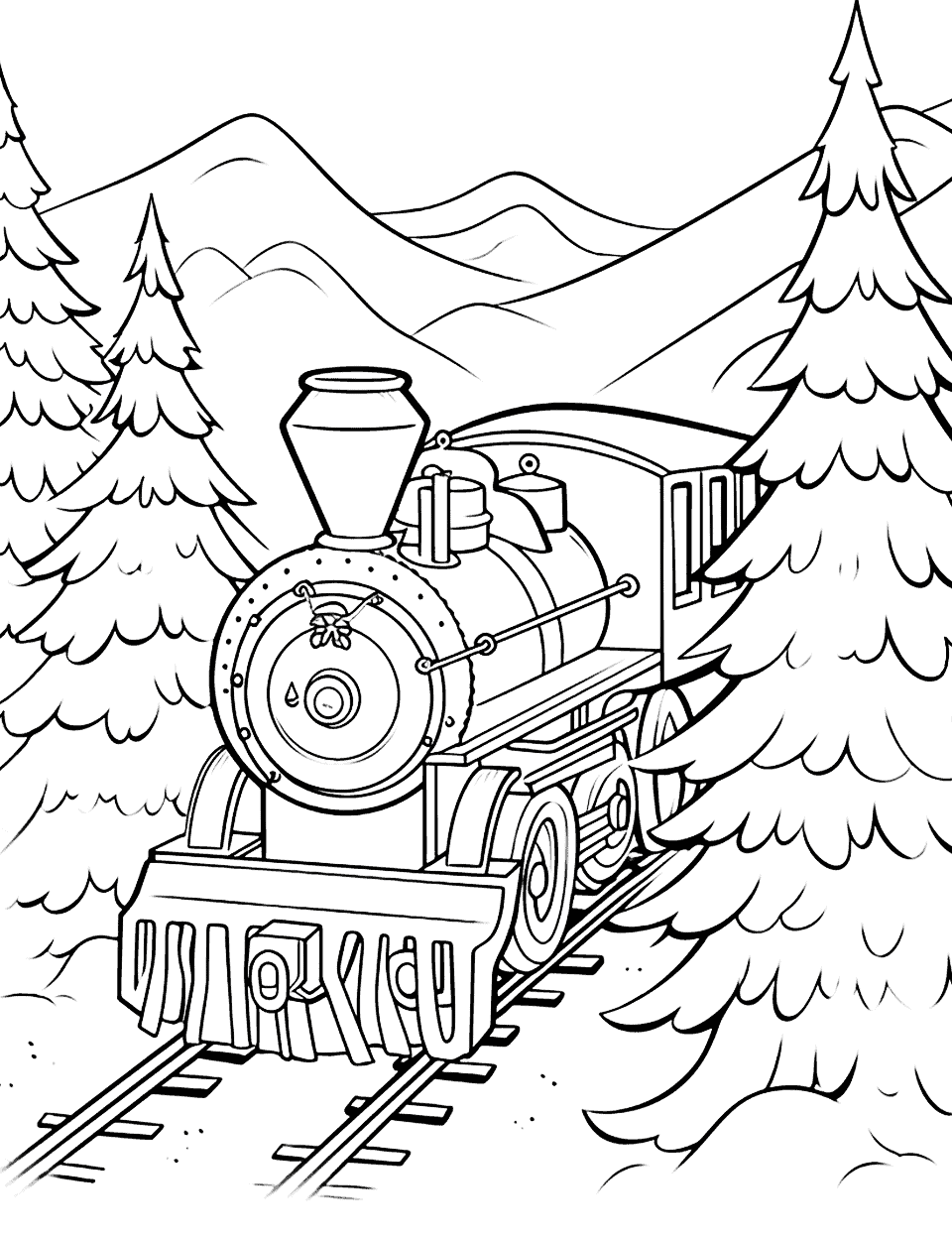 Christmas coloring pages free printable sheets