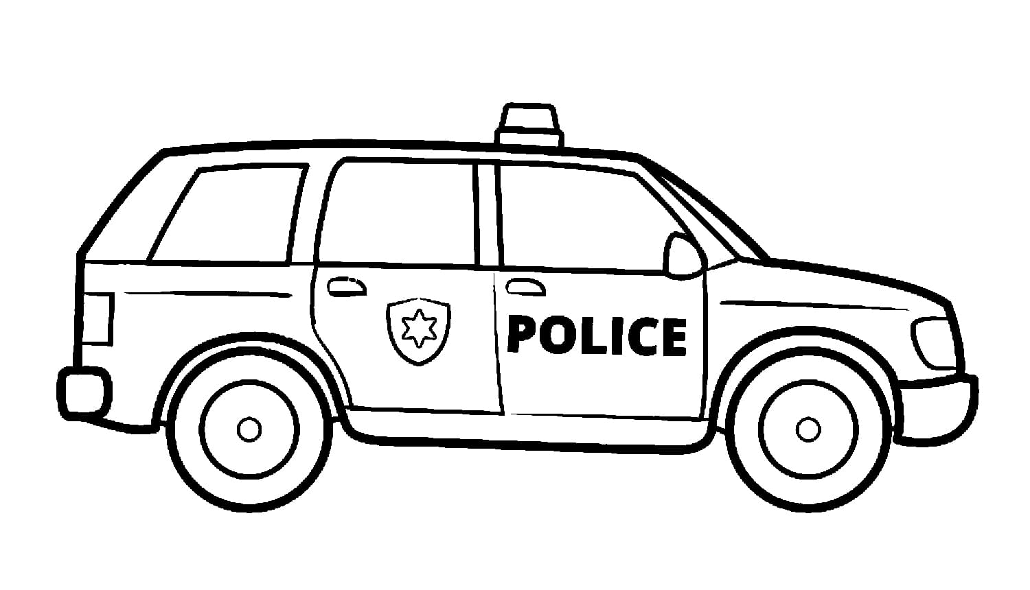 Police car coloring pages printable coloring pages