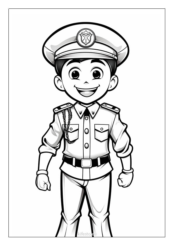 Policeman coloring pages printable coloring sheets