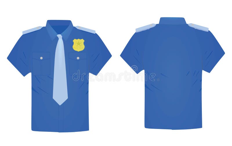 Police shirt stock illustrations â police shirt stock illustrations vectors clipart