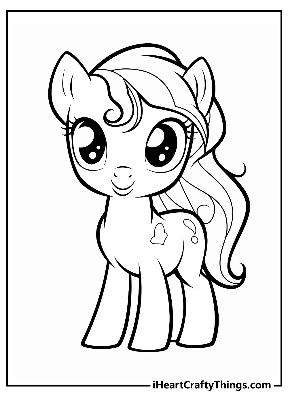 My little pony coloring pages free printables