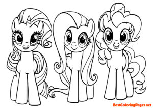 My little pony coloring pages