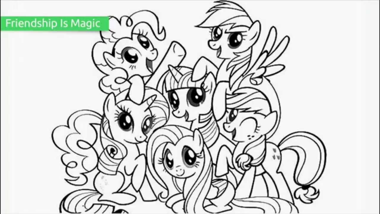 Top free printable my little pony coloring pages