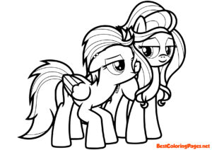 My little pony coloring pages