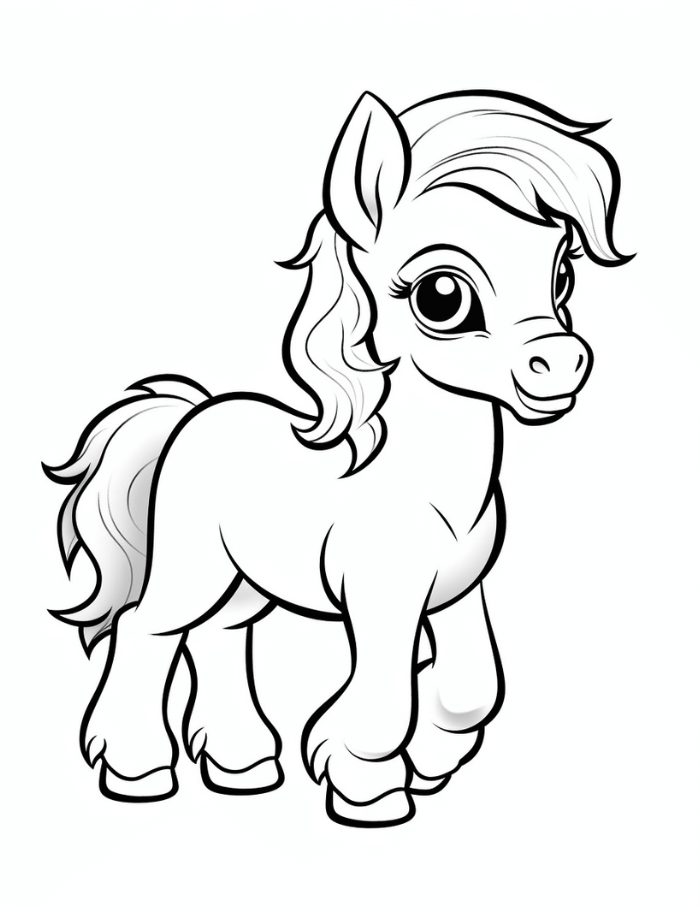 Pony coloring pages hue therapy