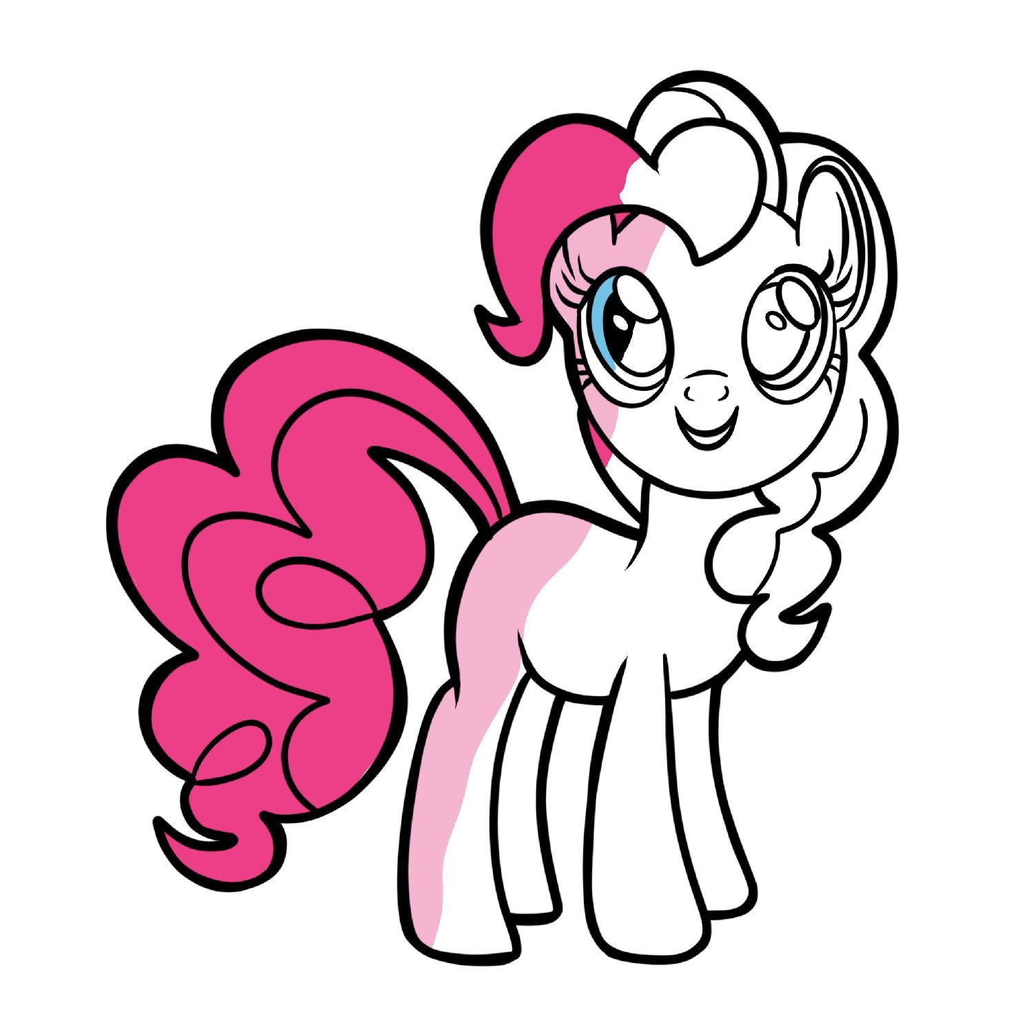 Pinkie pie coloring page