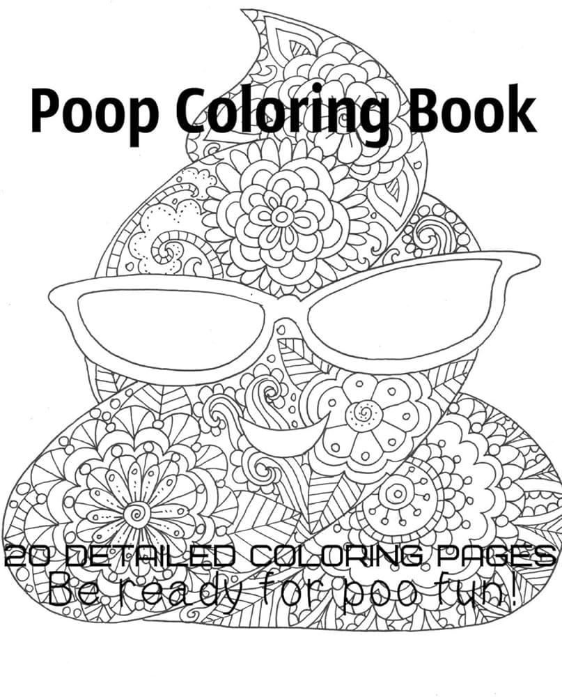 Poop coloring book be ready for poo fun gosteva tata books