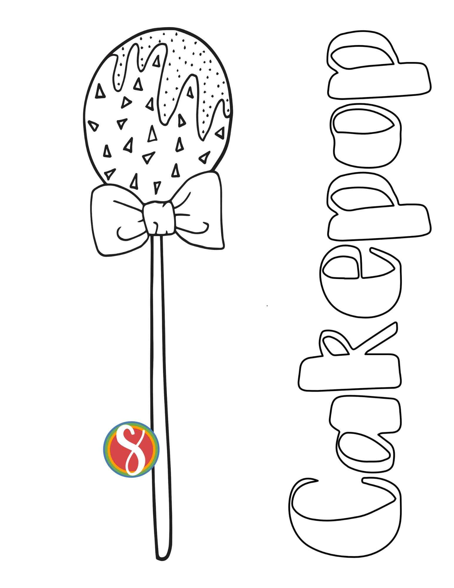 Free candy coloring pages â stevie doodles