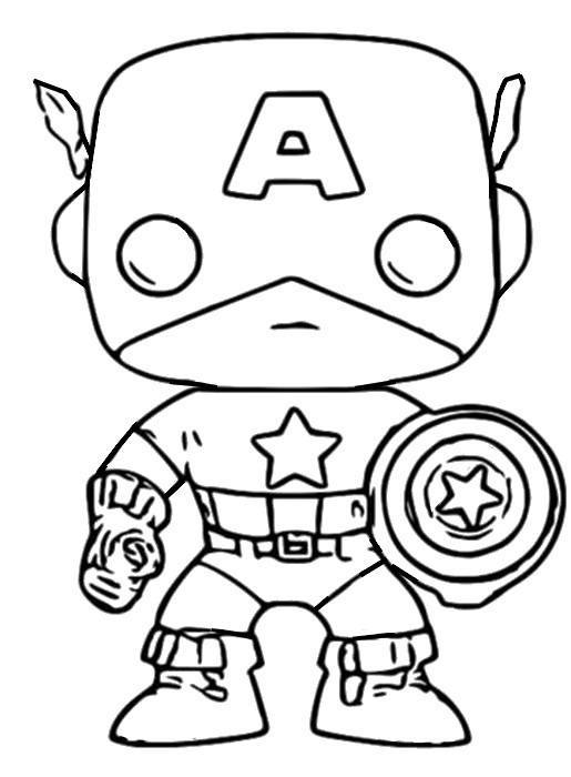 Funko pop coloring pages