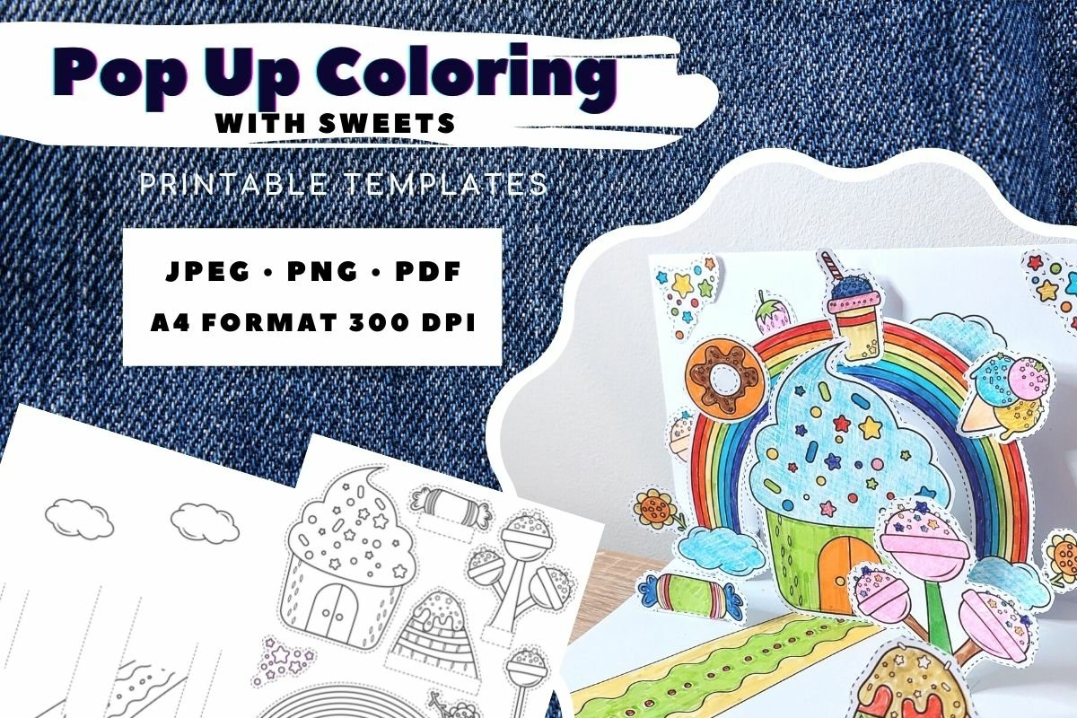 Pop up coloring
