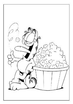 Explore the world of popcorn with our printable coloring pages collection pdf