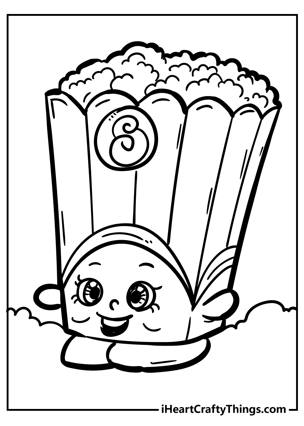 Shopkins coloring pages free printables