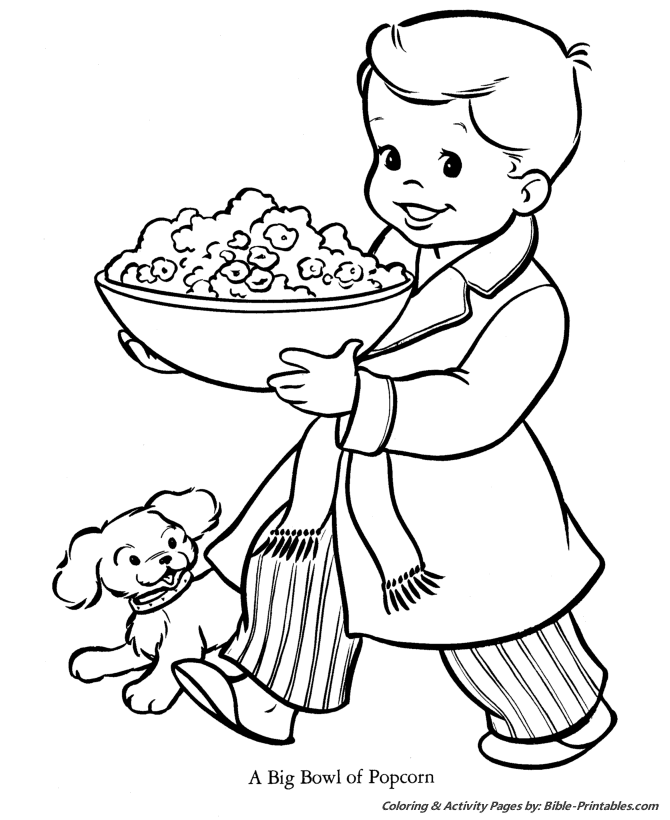 Christmas kids coloring pages