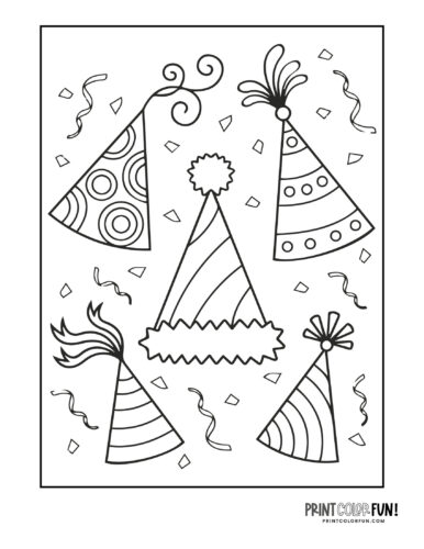 Happy new year clipart coloring extravaganza craft learn and celebrate at