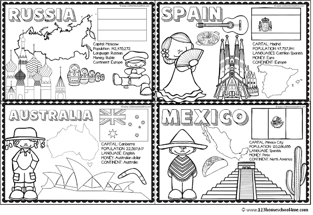 Ð free printable countries of the world coloring pages for kids