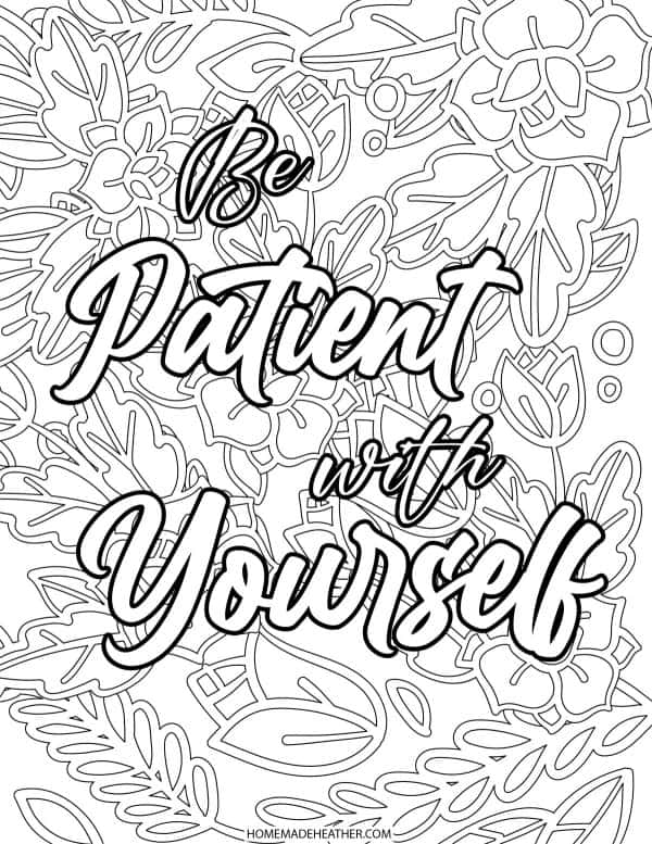 Free motivational quotes coloring pages homemade heather