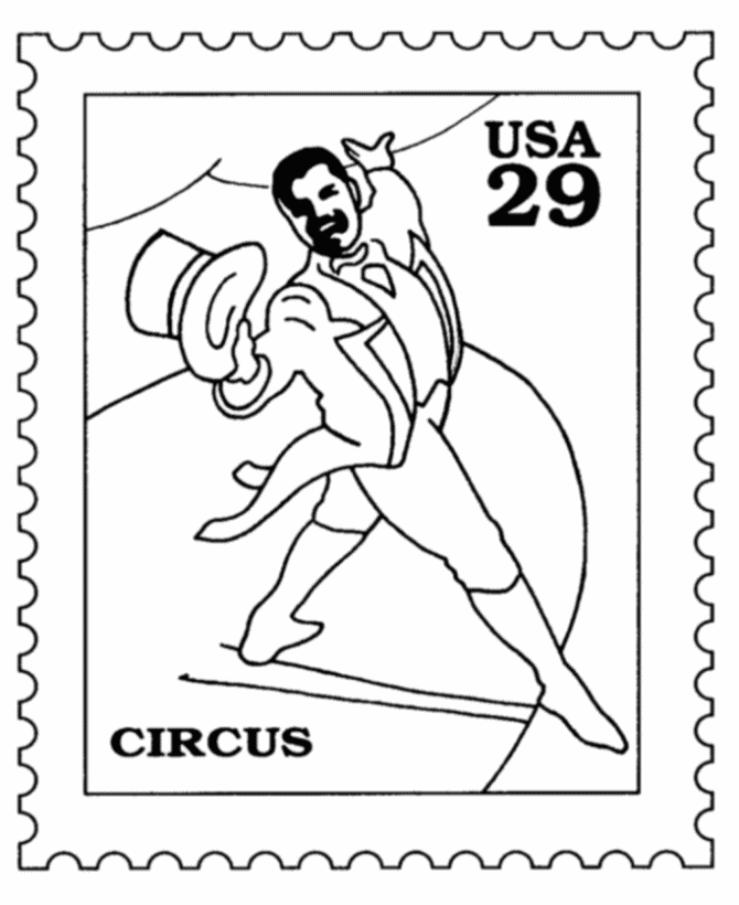 Bluebonkers usps arts stamp coloring pages