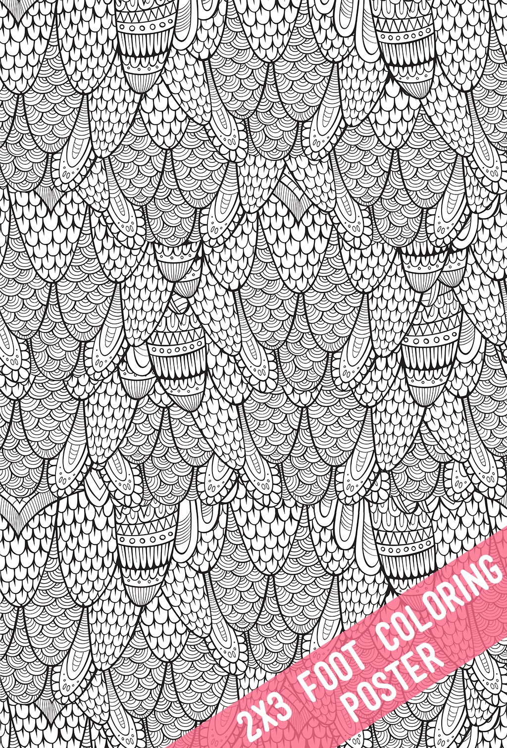 Printable coloring tablecloths and posters