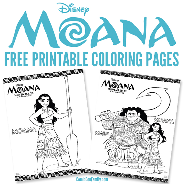 Free printables disney moana coloring pages â magic filled memories