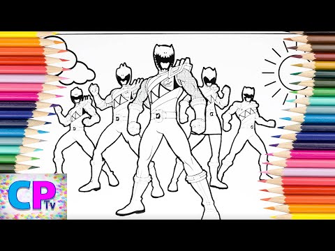 Power rangers coloring pages