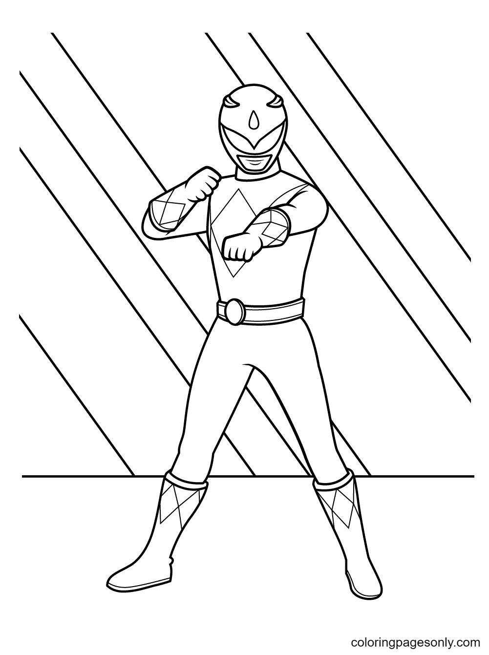 Power rangers coloring pages printable for free download