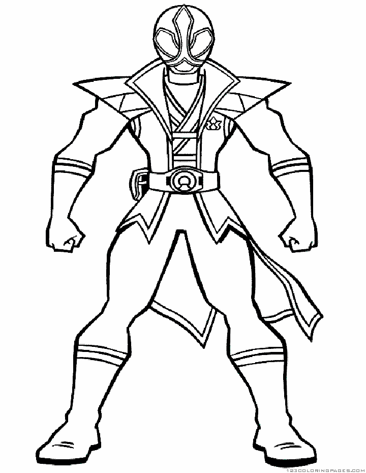 Power rangers coloring pages