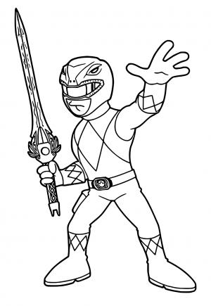 Free printable power rangers coloring pages for adults and kids