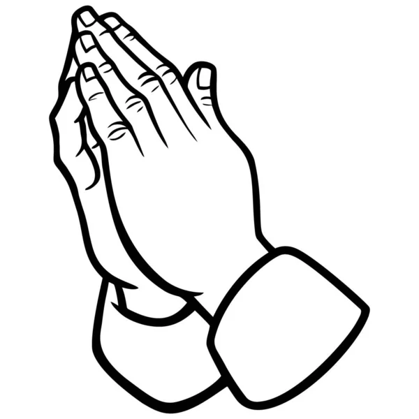 Praying hands vector images