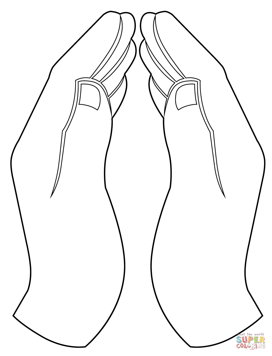 Praying hands coloring page free printable coloring pages