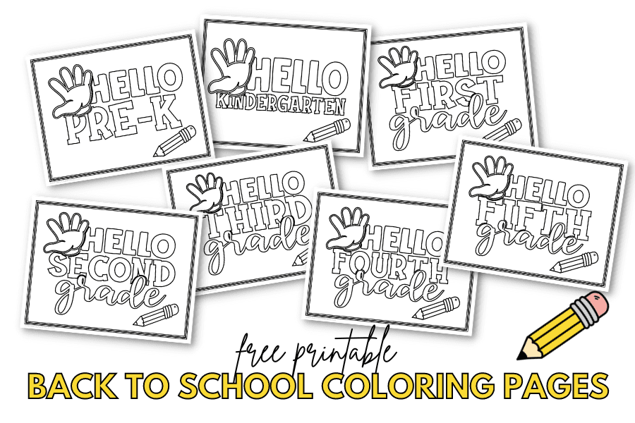 Back to school coloring pages simply love printables