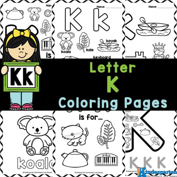 Free printable letter k coloring pages