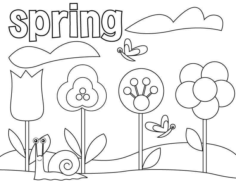 Free printable preschool coloring pages