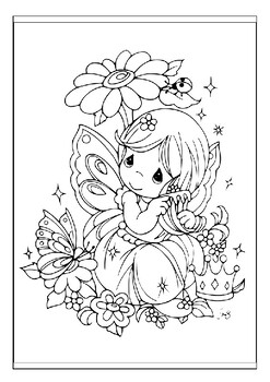 Keep your kids entertained with printable precious moments coloring pages