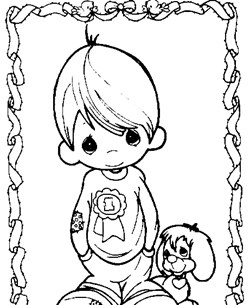 Precious moments coloring pages all kids network
